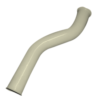 Tubo Intermediário do Escapamento / Volvo